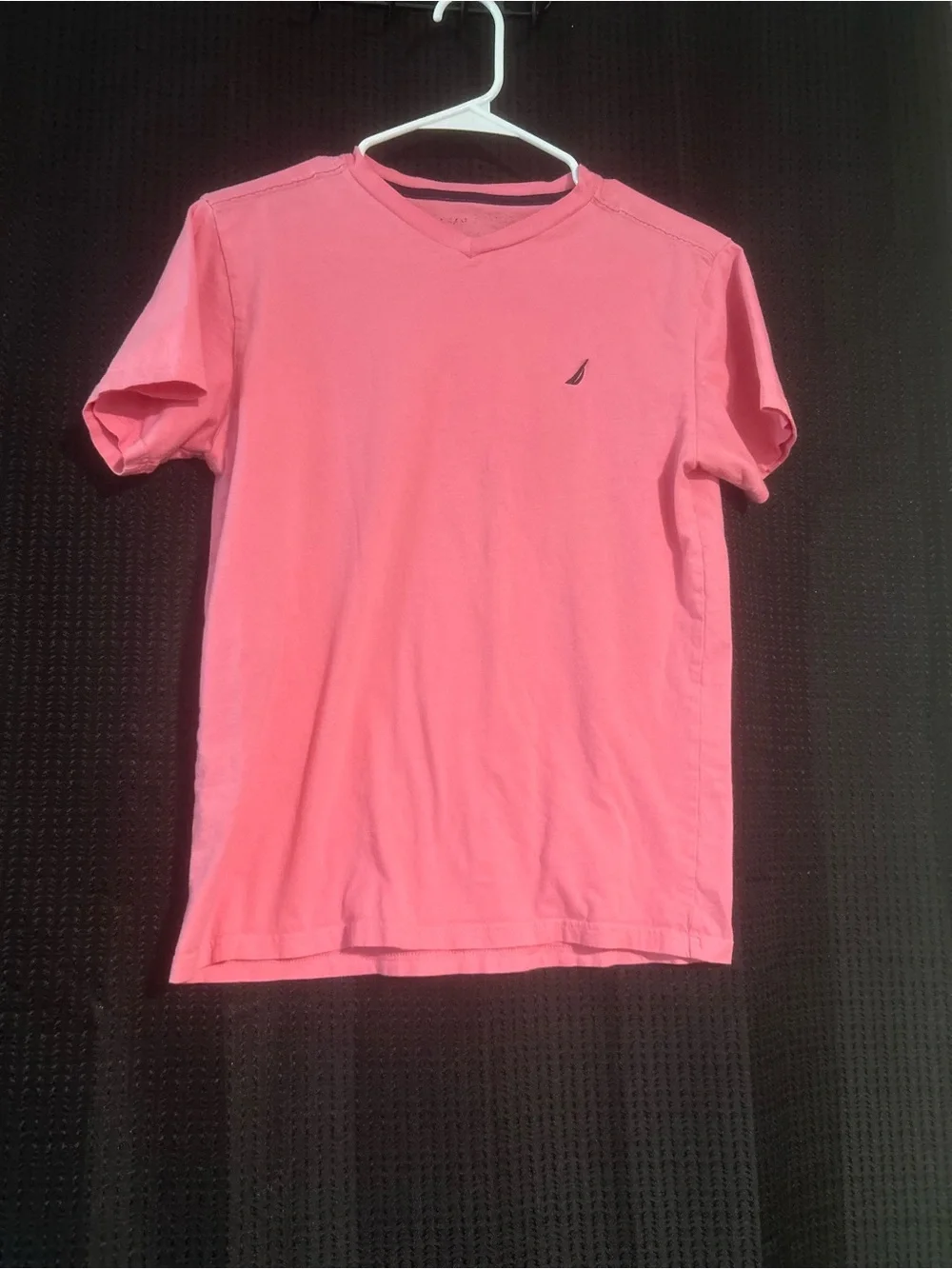 Nautica Boy’s Pink V-Neck Short Sleeve Tee